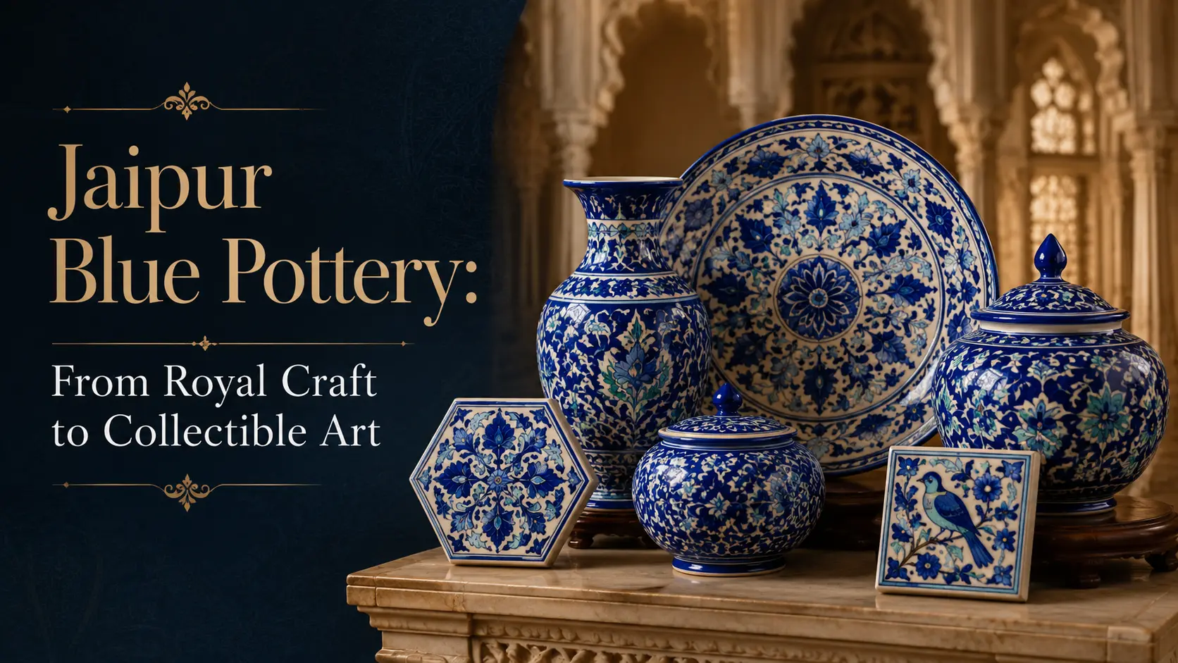 The Legacy of Jaipur's Blue Pottery: From Royal Workshops to Contemporary Art Collections