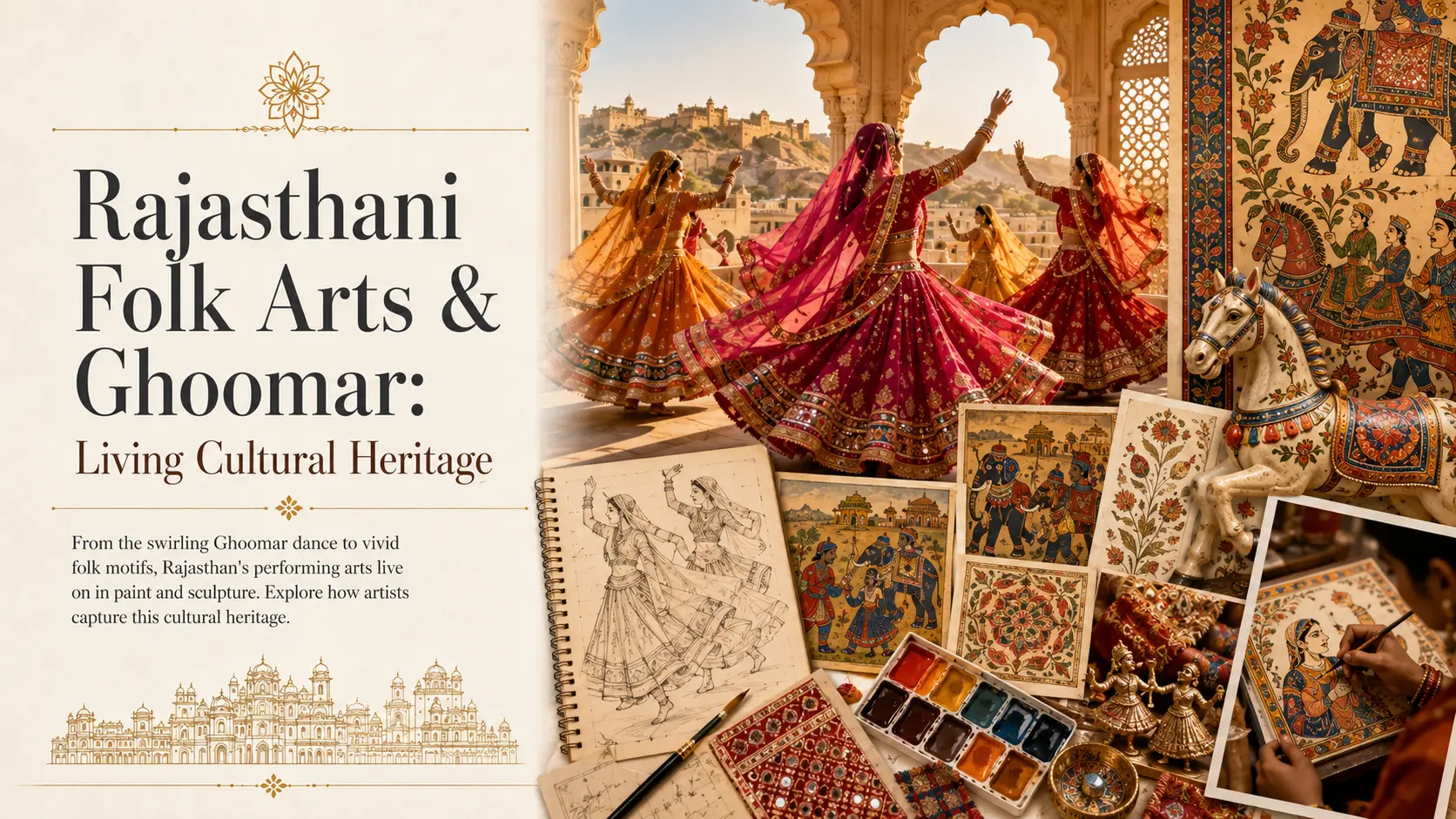Rajasthani Folk Arts & the Ghoomar Dance: Preserving Living Cultural Heritage