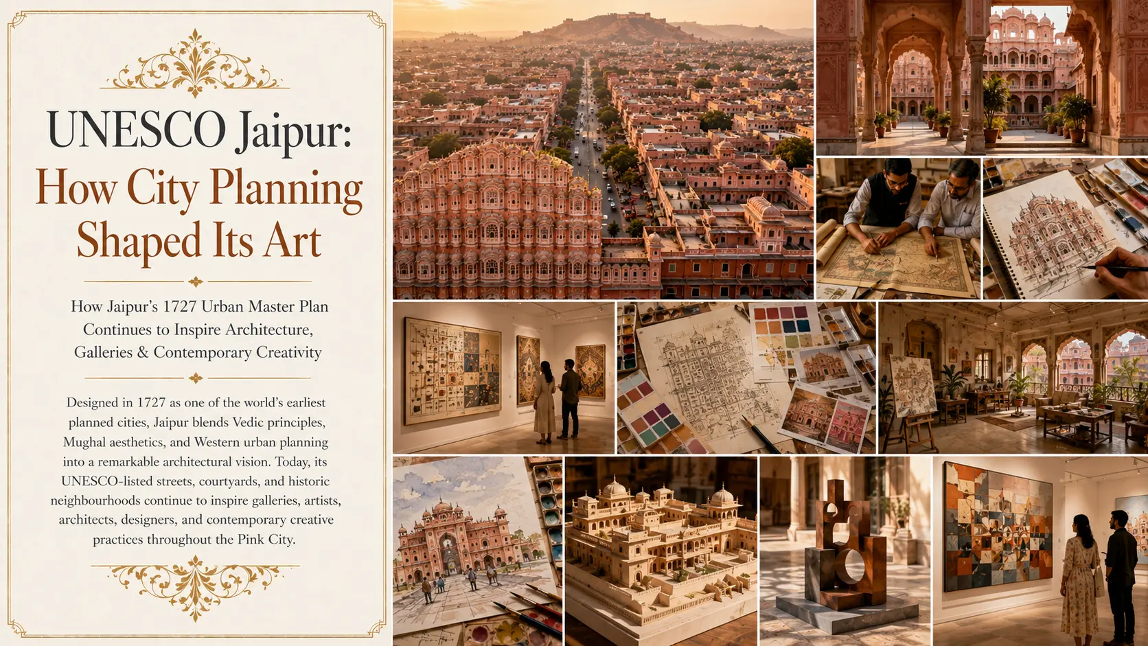 UNESCO World Heritage City Jaipur: How Ancient Town Planning Shaped Modern Artistic Expression